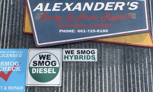 Alexander's Smog and Auto Repair Delano
