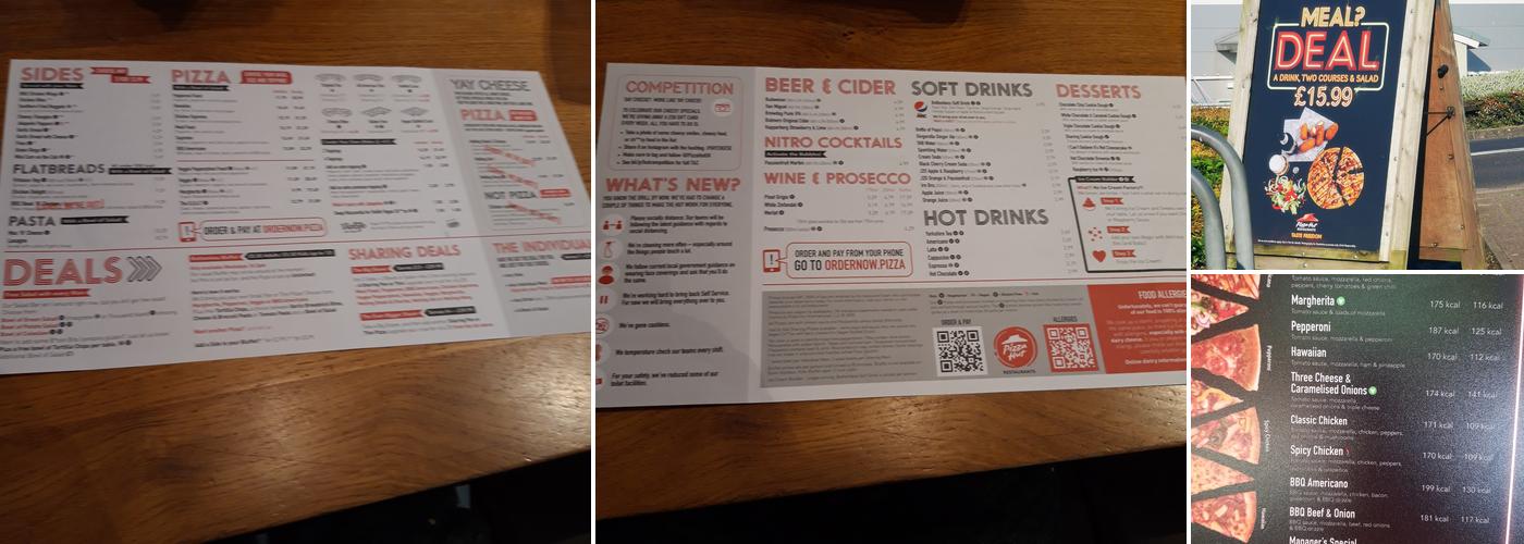 Pizza Hut Menu