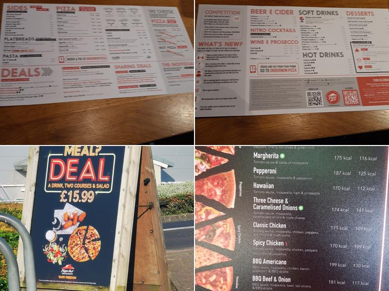 Pizza Hut Menu