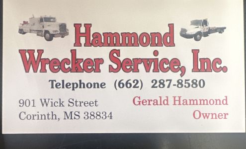 Hammond wrecker service