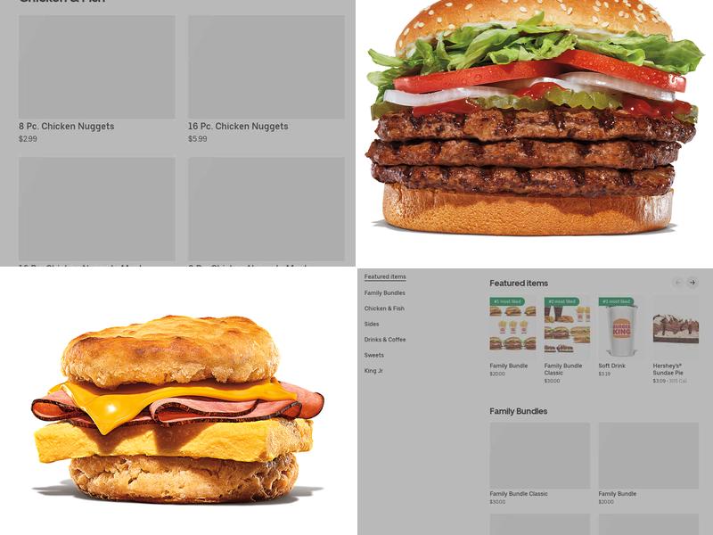 Burger King Menu