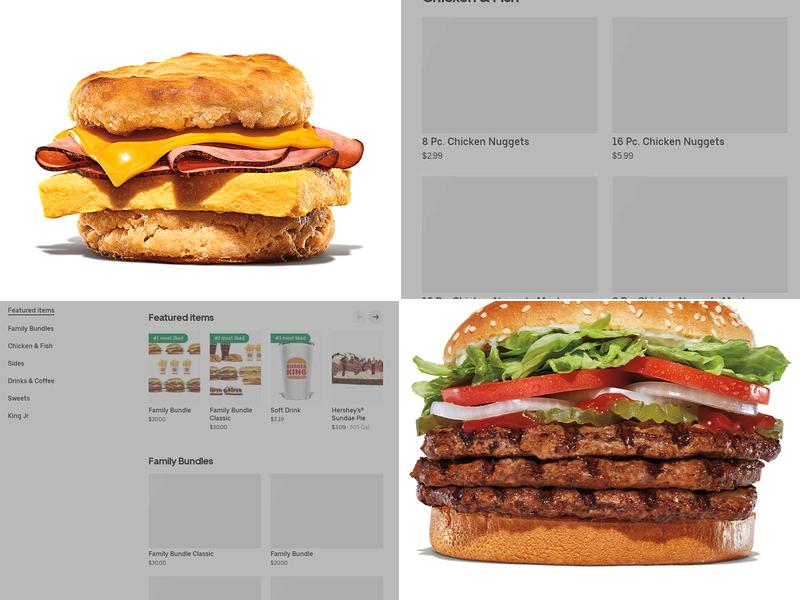 Burger King Menu