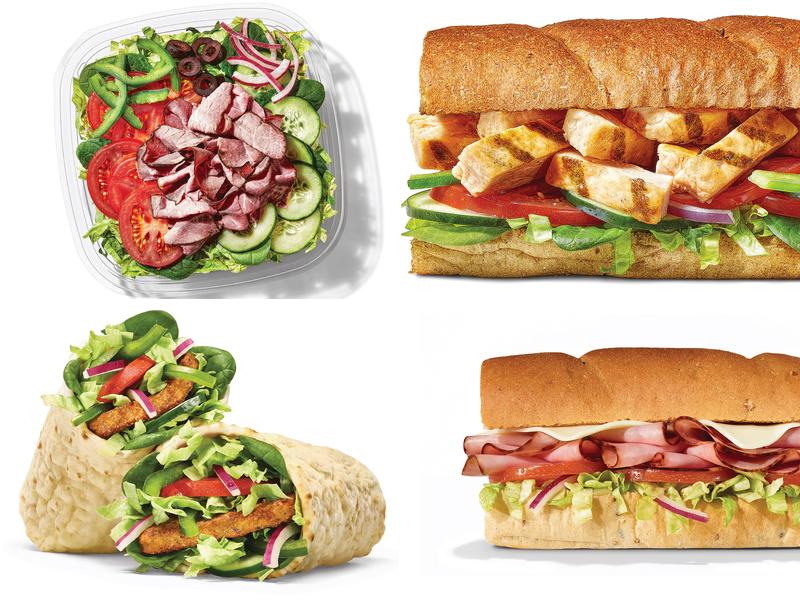 Subway Menu
