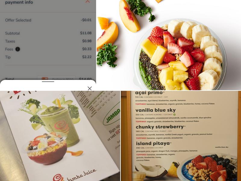 Jamba Menu