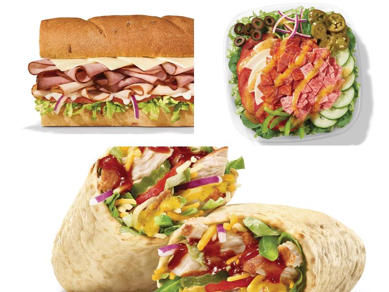 Subway Menu