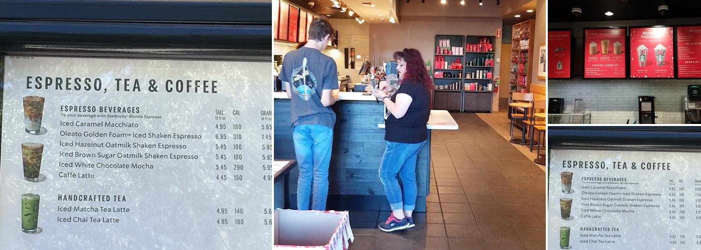 Starbucks Menu