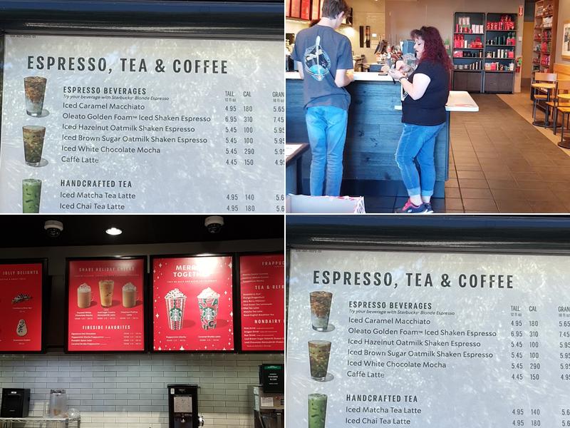 Starbucks Menu