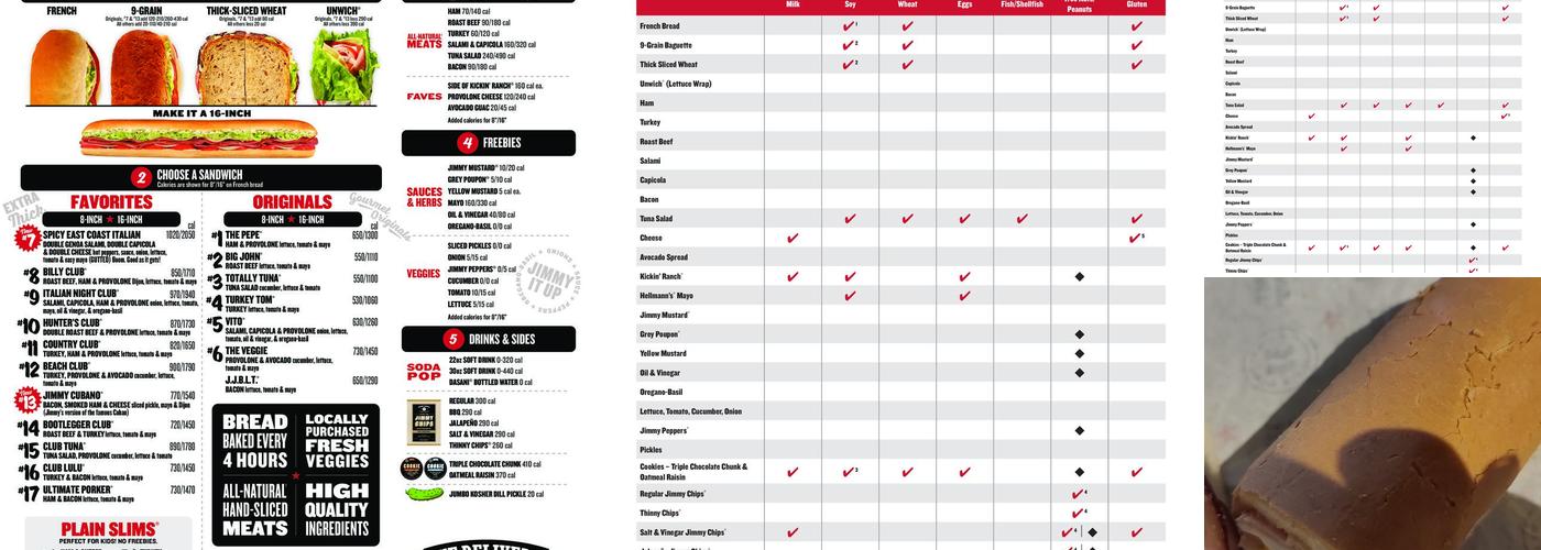 Jimmy John's Menu