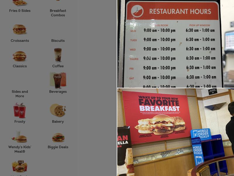 Wendy's Menu