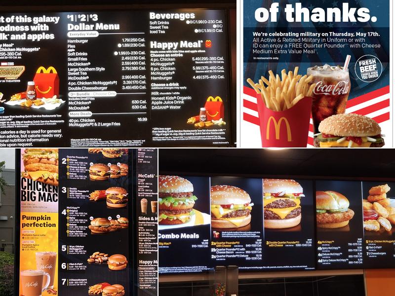 McDonald's Menu