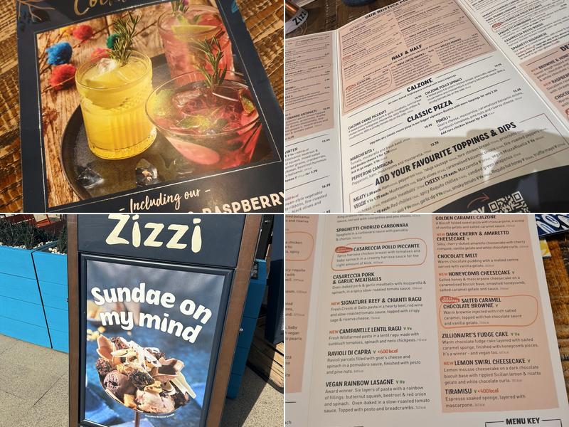 Zizzi - Leeds Birstall Menu