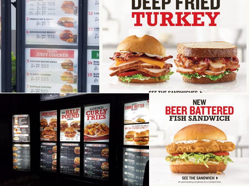 Arby's Menu