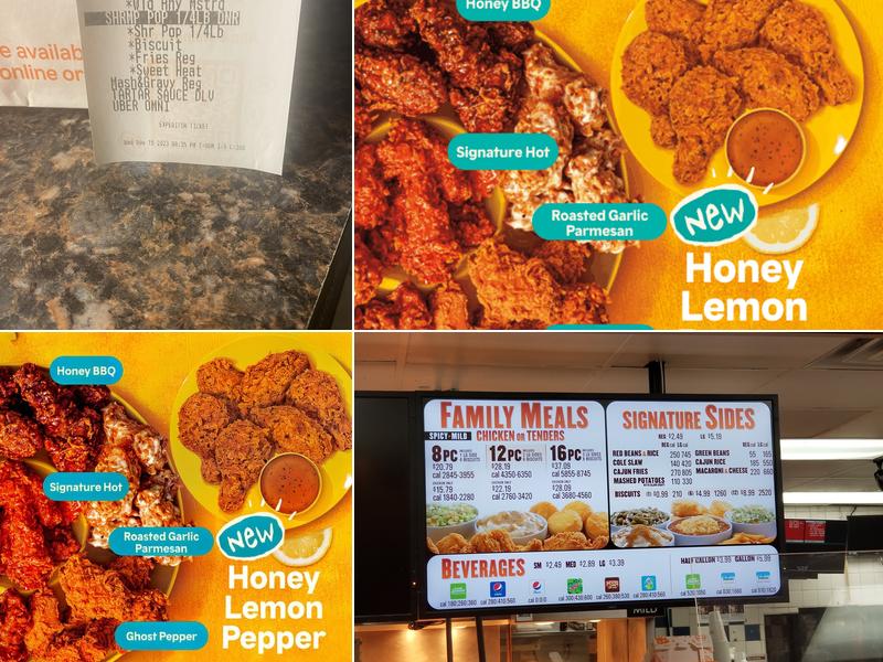Popeyes Louisiana Kitchen Menu