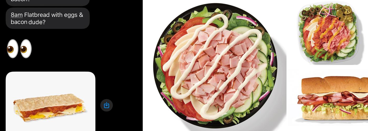 Subway Menu