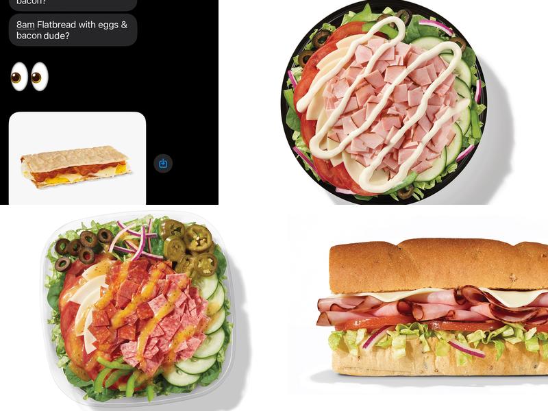 Subway Menu