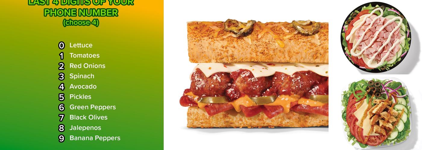 Subway Menu