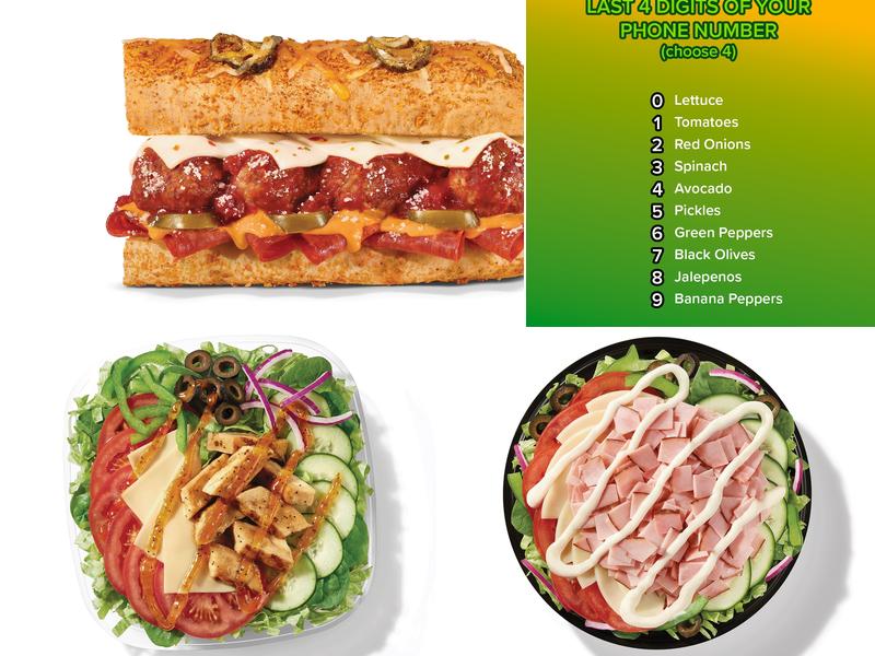 Subway Menu
