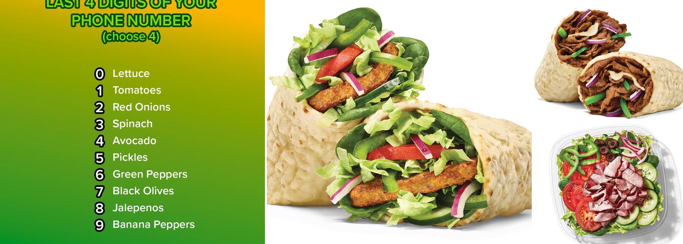 Subway Menu