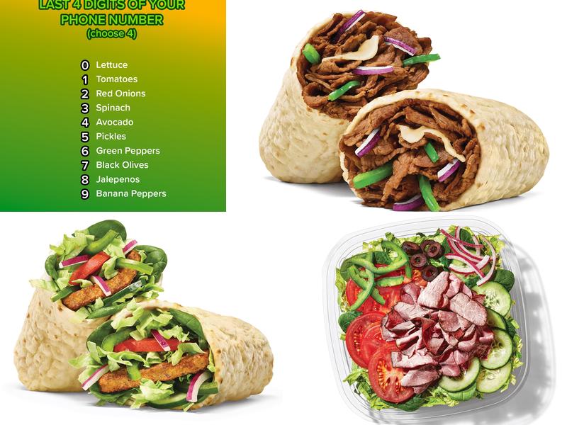 Subway Menu