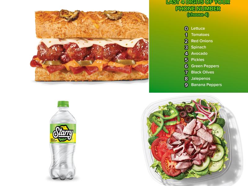 Subway Menu