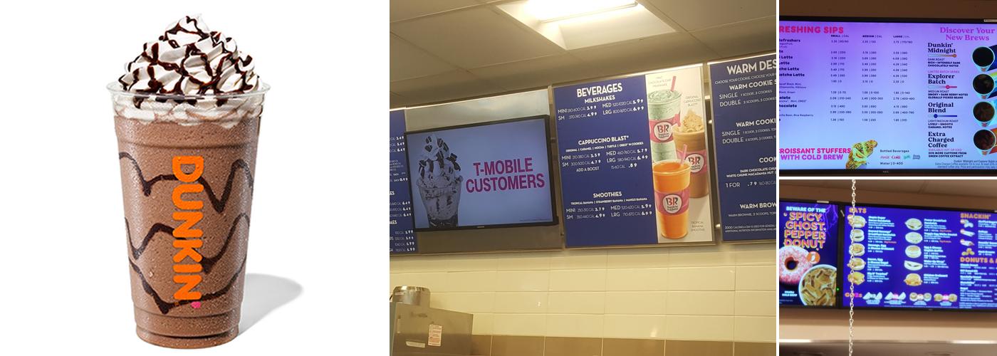 Dunkin' Menu