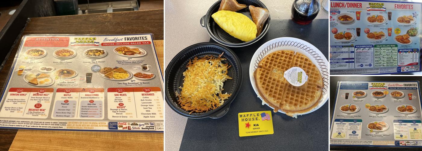 Waffle House Menu