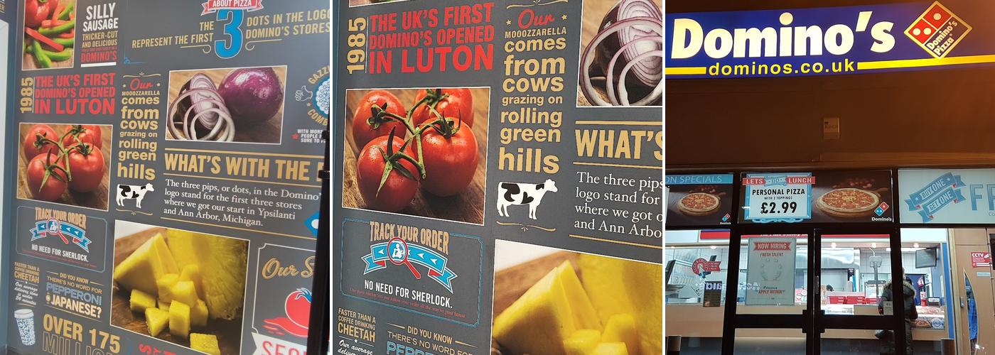 Domino's Pizza - Leyland Menu