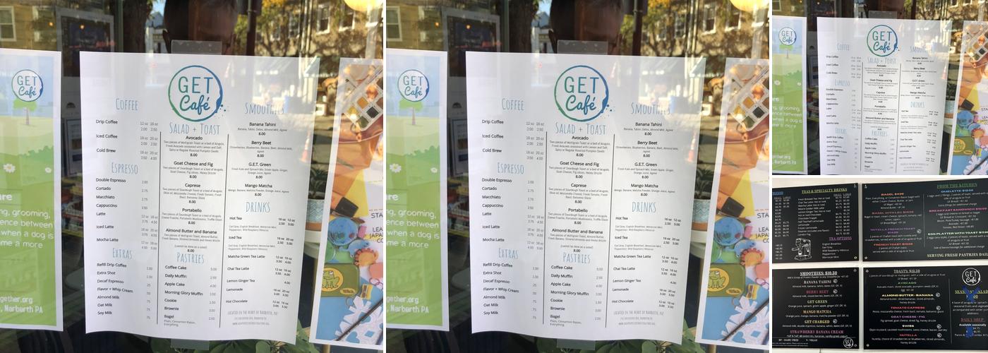 GET Café Menu