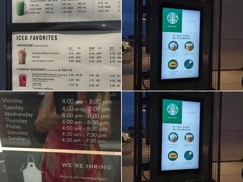 Starbucks Menu
