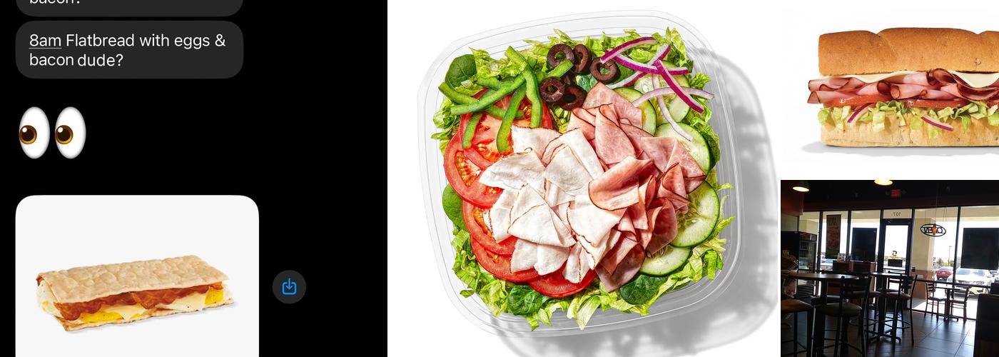 Subway Menu