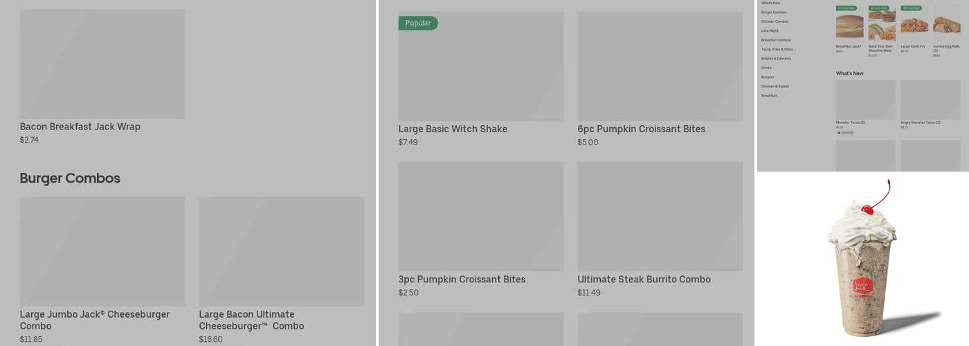 Jack in the Box Menu