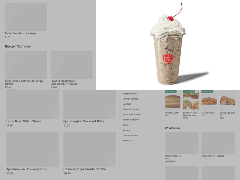 Jack in the Box Menu