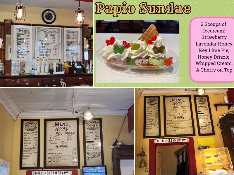 Graley's Creamery & Confections Menu