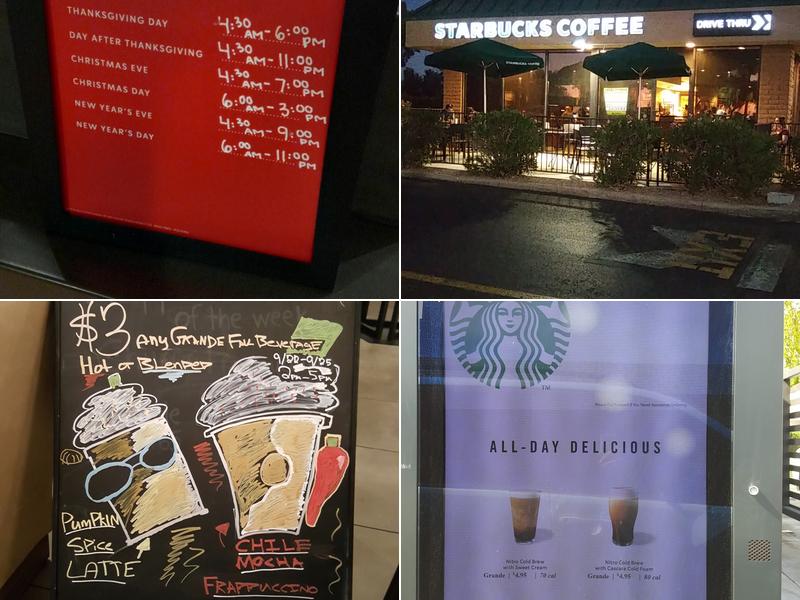 Starbucks Menu