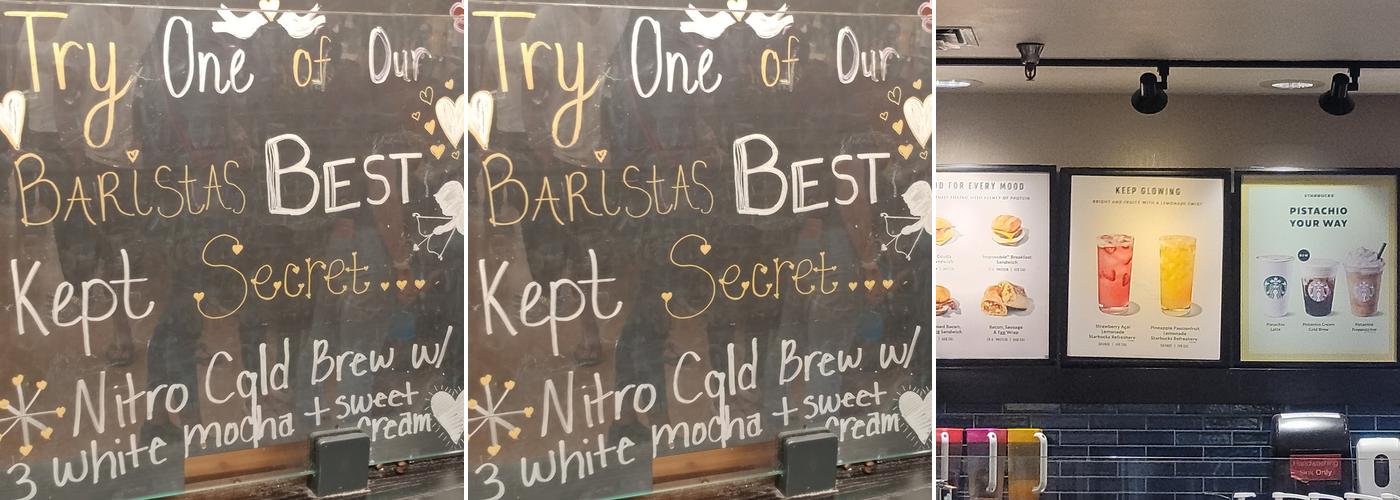 Starbucks Menu