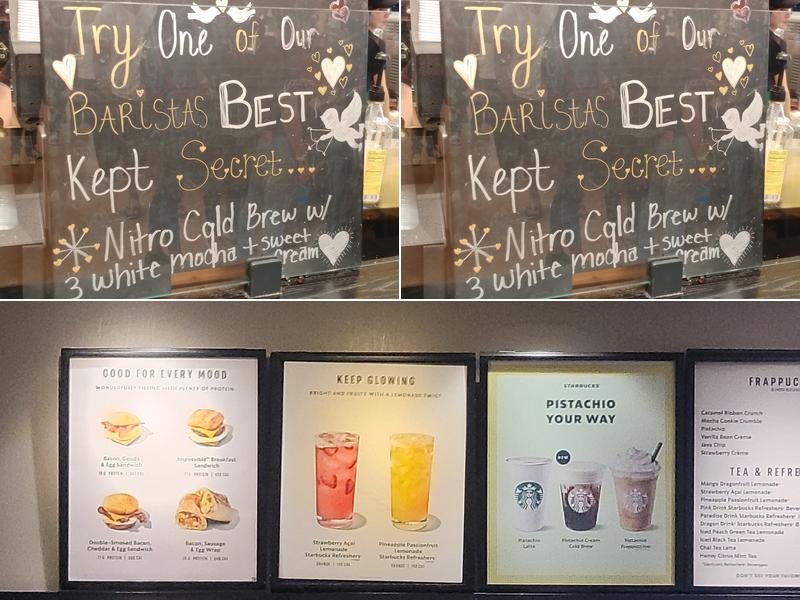 Starbucks Menu
