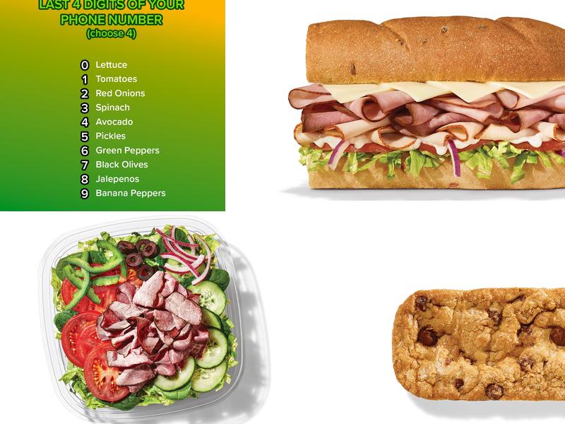 Subway Menu