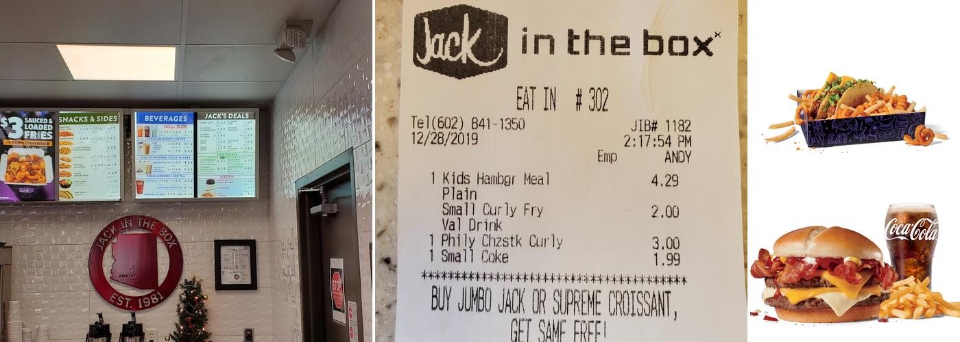 Jack in the Box Menu