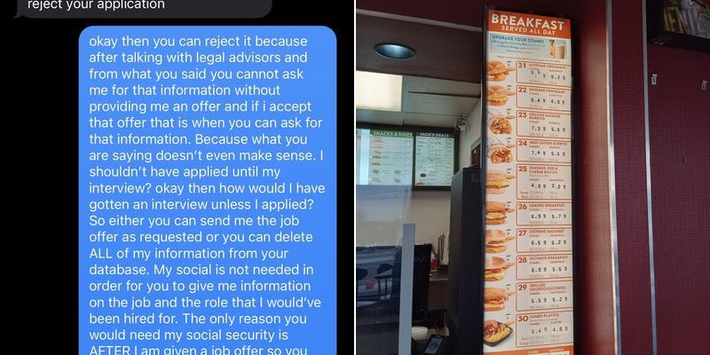 Jack in the Box Menu