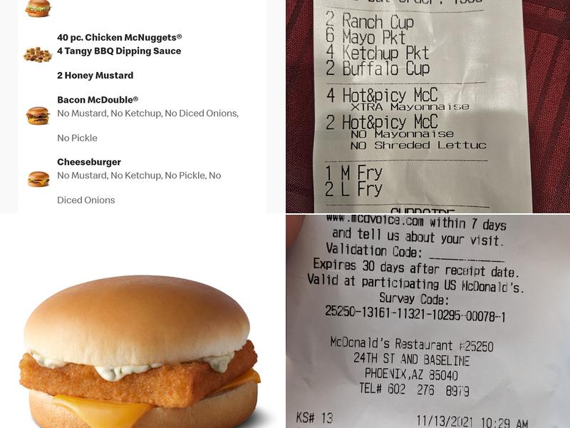 McDonald's Menu
