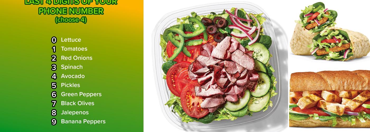 Subway Menu