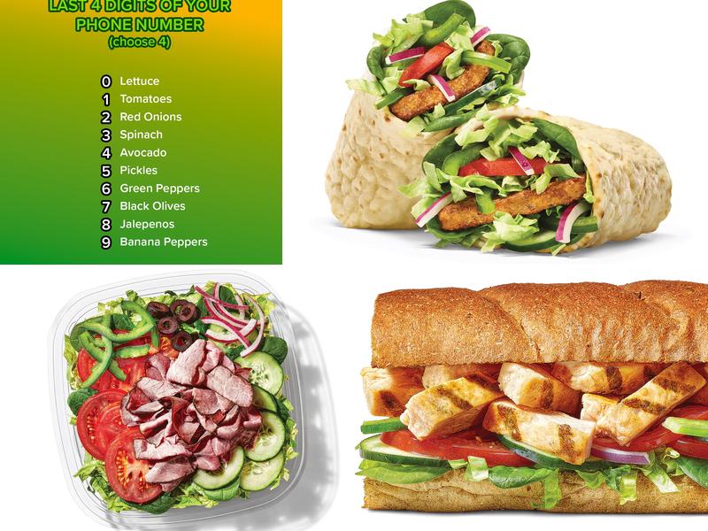 Subway Menu
