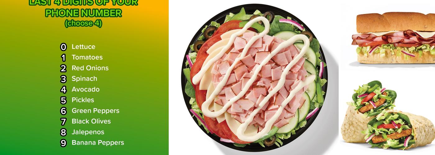Subway Menu