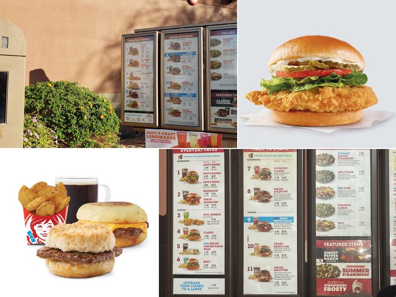 Wendy's Menu