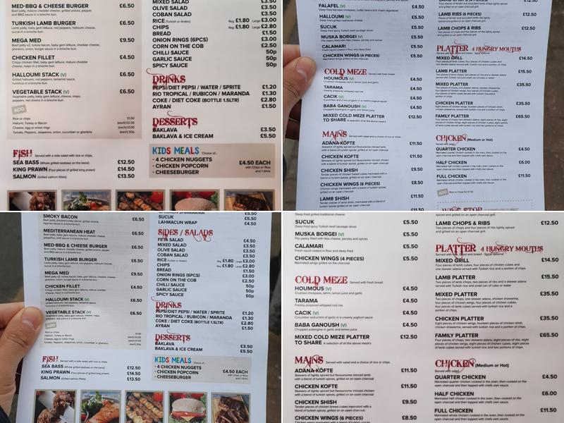 Med-Grill Menu