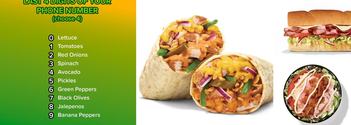 Subway Menu