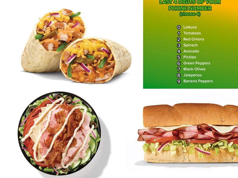 Subway Menu
