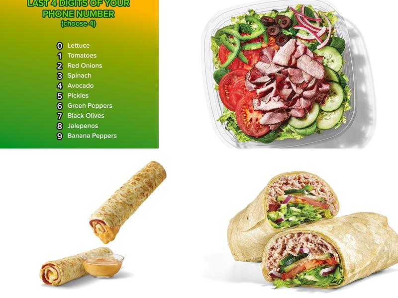 Subway Menu