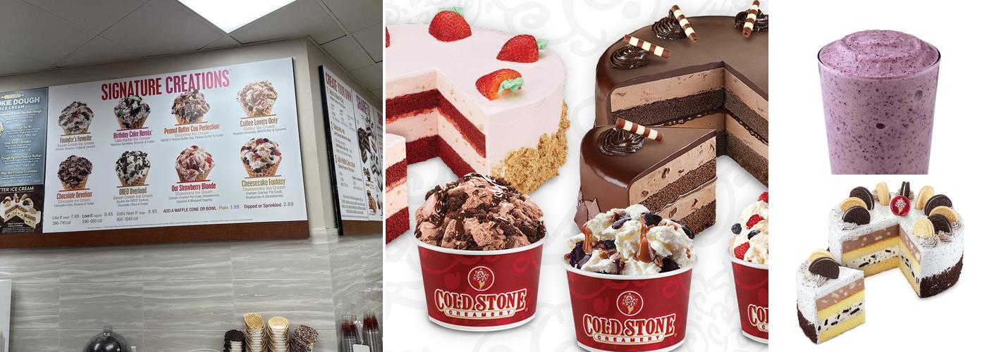 Cold Stone Creamery Menu