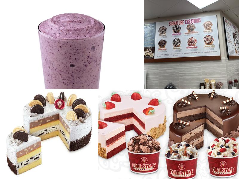 Cold Stone Creamery Menu